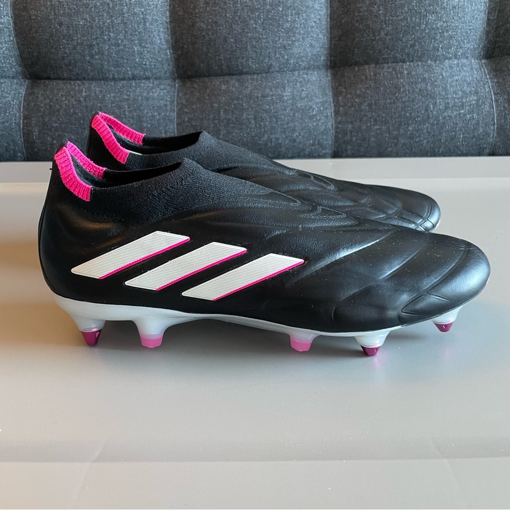 $280 Adidas Copa Pure+ SG Soccer Cleats Black Pink Men's Sz 8 / Women's 9 HQ8881